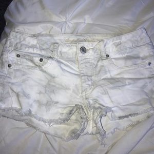 Marbled white American eagle outfitters shorts