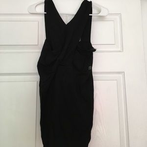 Sweater criss-cross tank