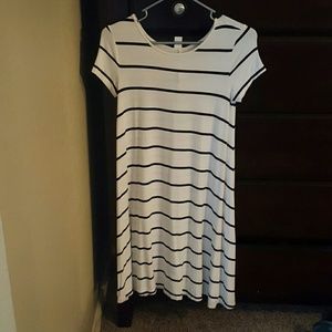 Striped swing dress