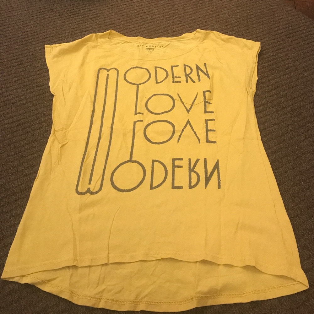 Yellow t-shirt