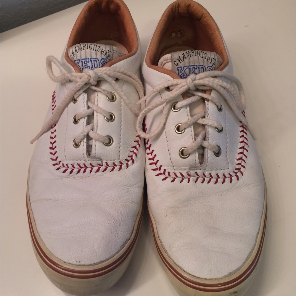 KEDS CHAMPIONSHIP SERIES 1992 Vtg LEATHER BASEBALL
