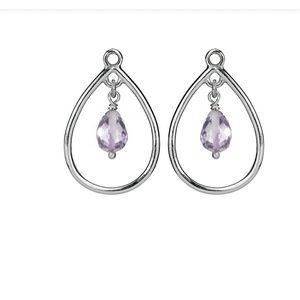 Pandora Amethyst Earring Charm