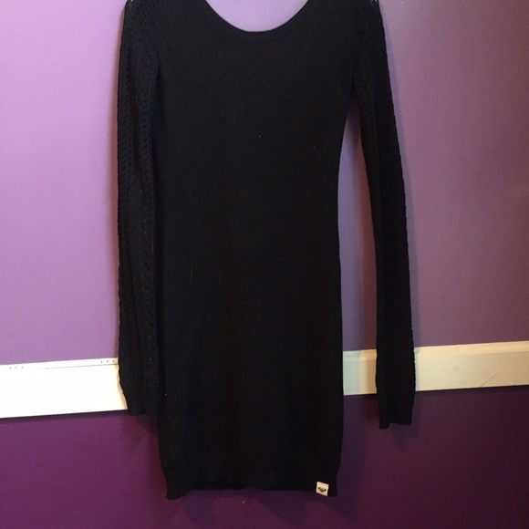 Black Bodycon ROXY Dress - Picture 3 of 4