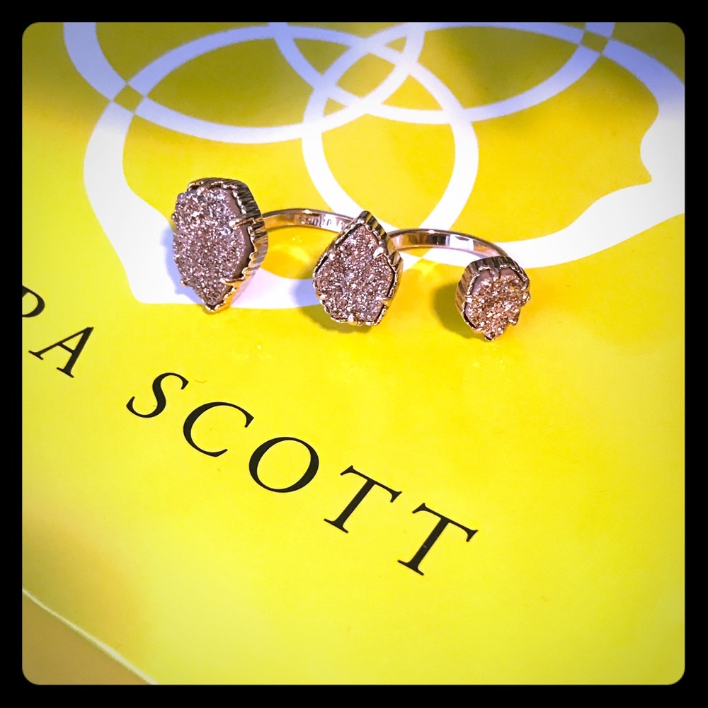 *NWOT* Kendra Scott 'Naomi' Rose Gold Double Ring