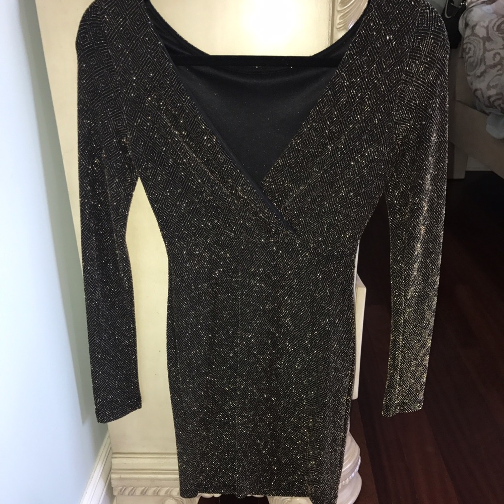 Gold Bodycon dress