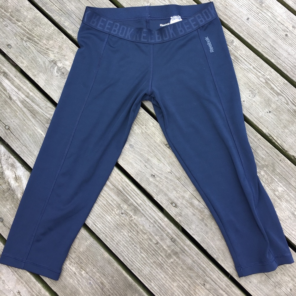 Reebok navy leggings/spandex