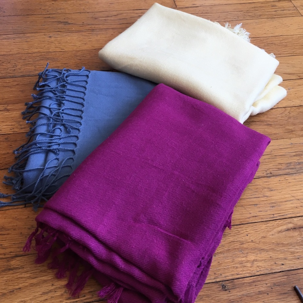 Pashmina wraps! All three or individually sold