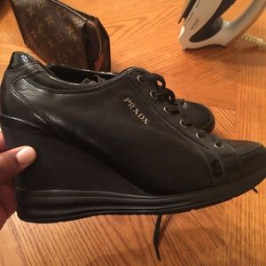Prada wedge sneakers