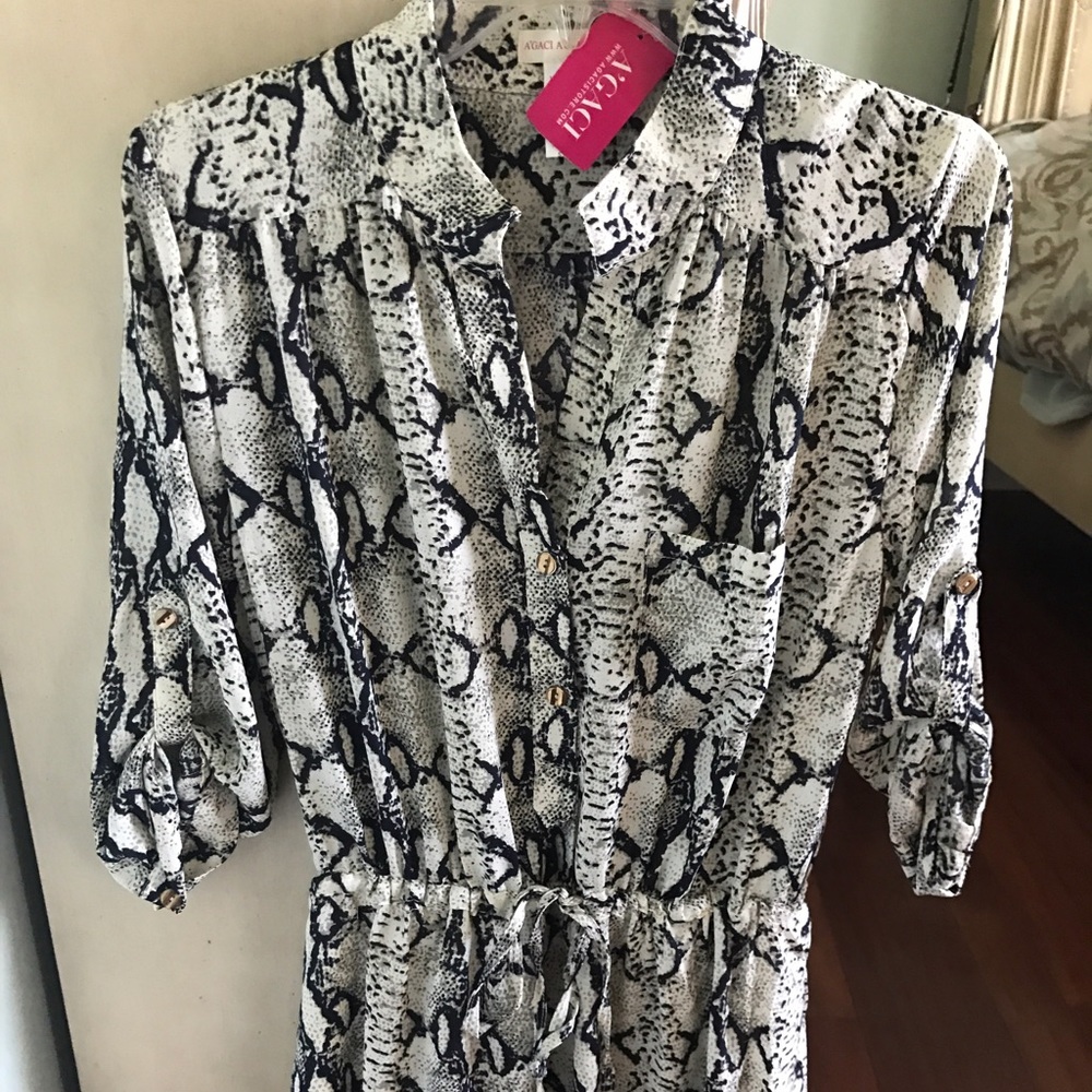 Snakeskin dress