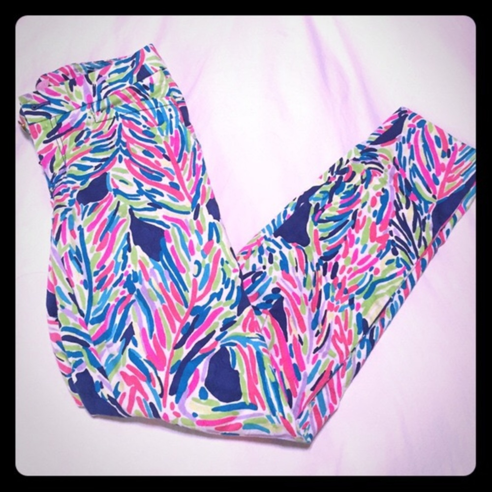 NWT Lilly Pulitzer Palm Reader Kelly Pant