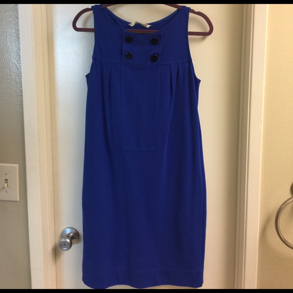 Diane von Furstenberg "Tulip" Royal Blue Dress