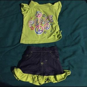 2-piece short set baby girl