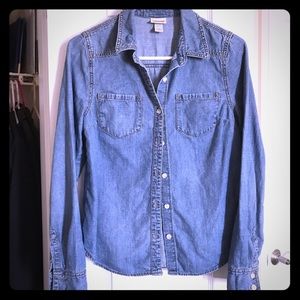 Mossimo Button-up Jean Shirt
