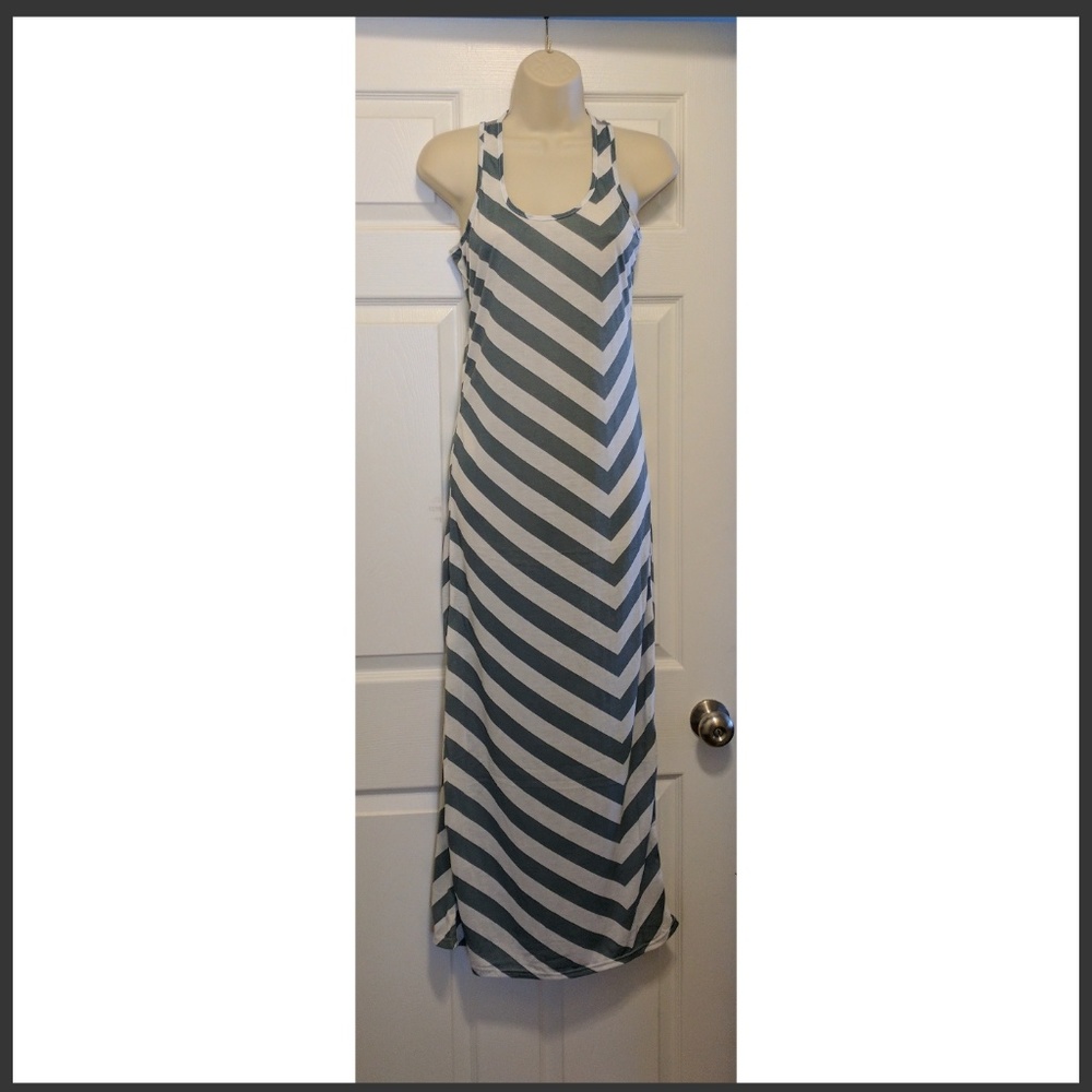 Geometric maxi dress