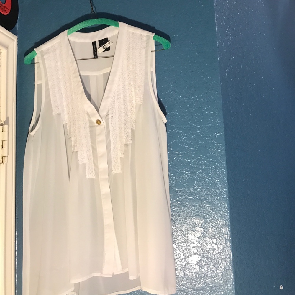 Size L white, Vintage tank top