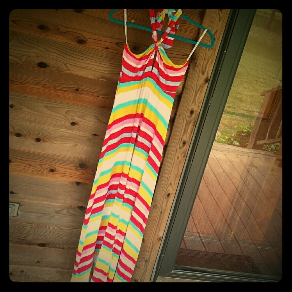 💙Voom by Joy Han Halter Maxi Dress