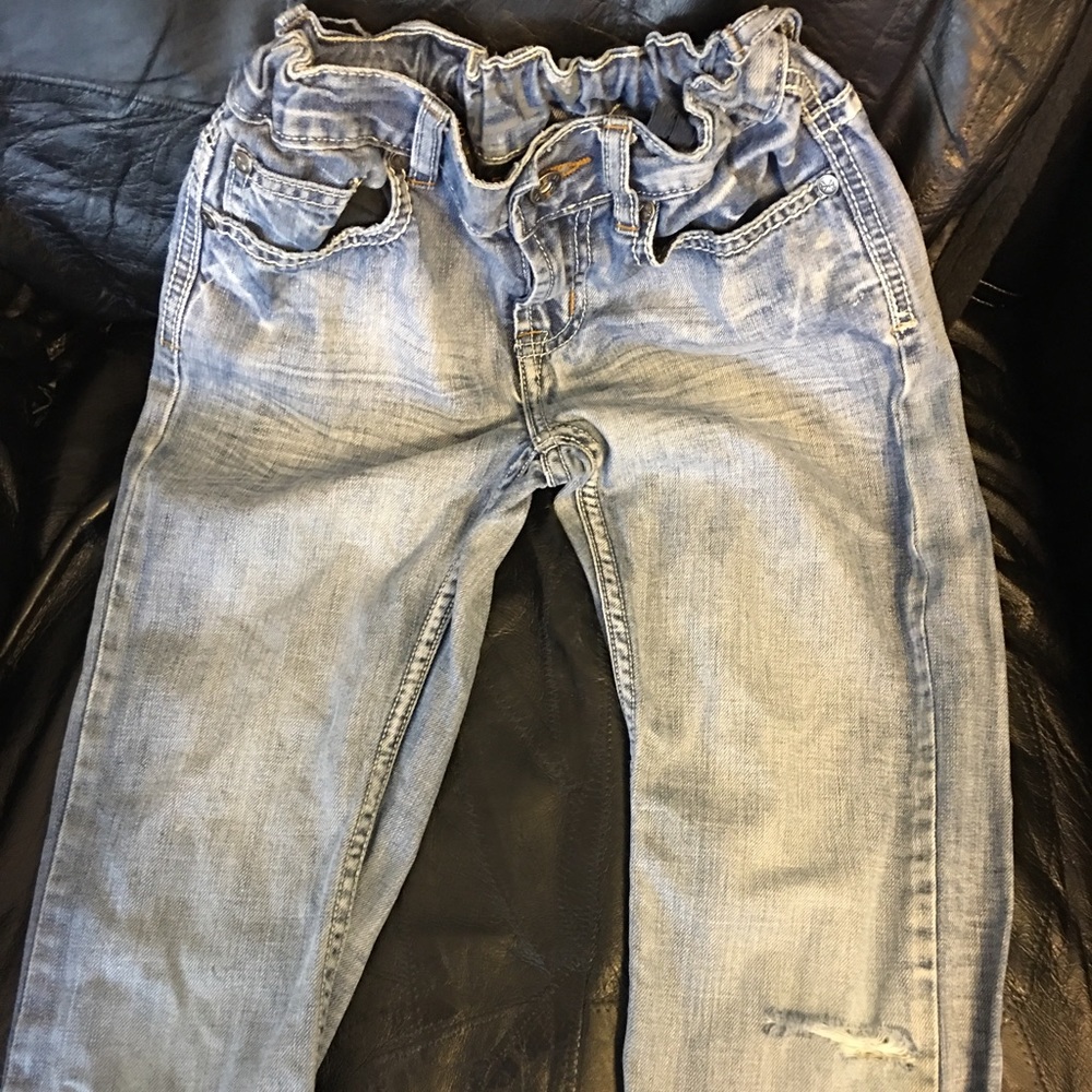 Boys size 10, Helix jeans (hole--see picture)