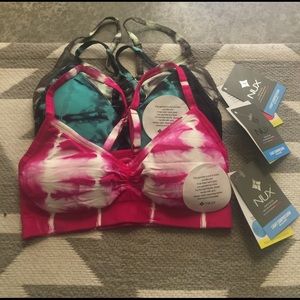 NWT 2 NUX Tie Dye Paloma Bras Size Small