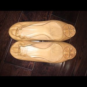 Tory Bitch brown ballerina flats