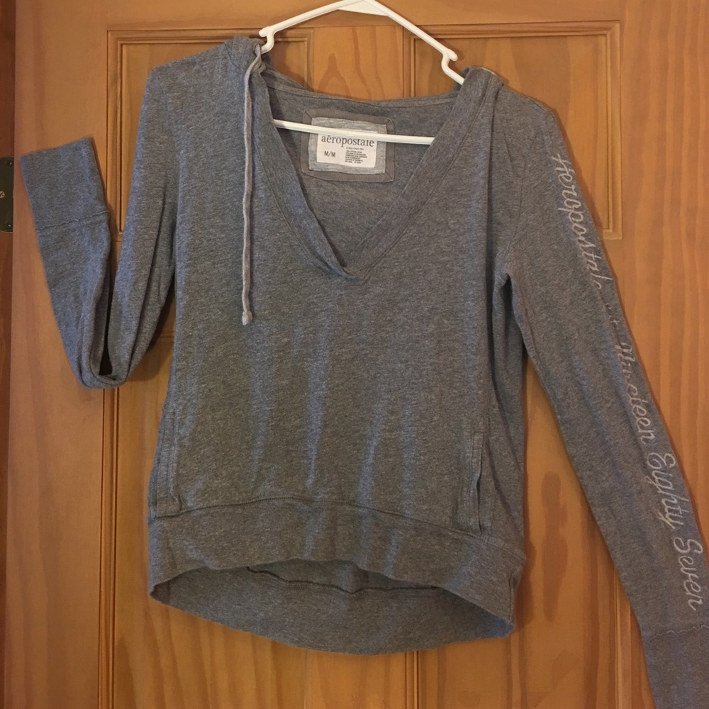 Aeropostale V-neck Hoodie