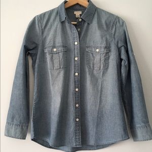 J. Crew chambray denim shirt