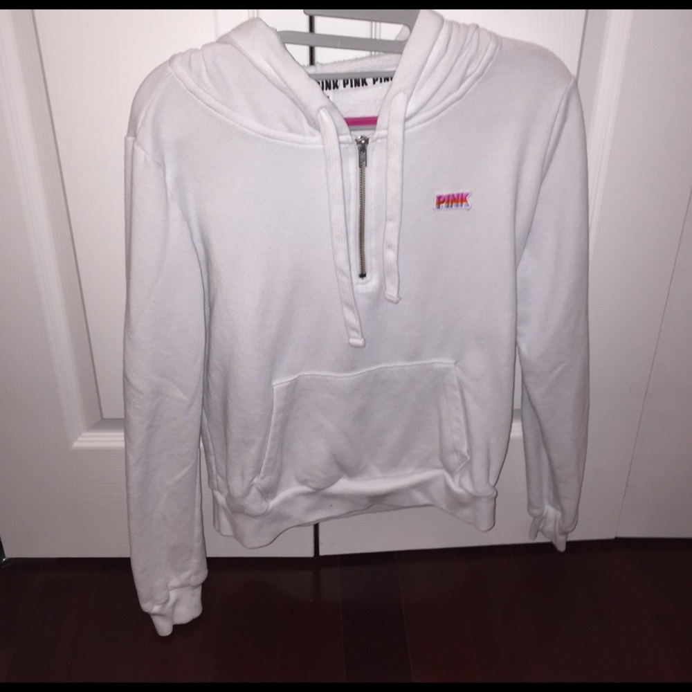 PINK quarter zip hoodie
