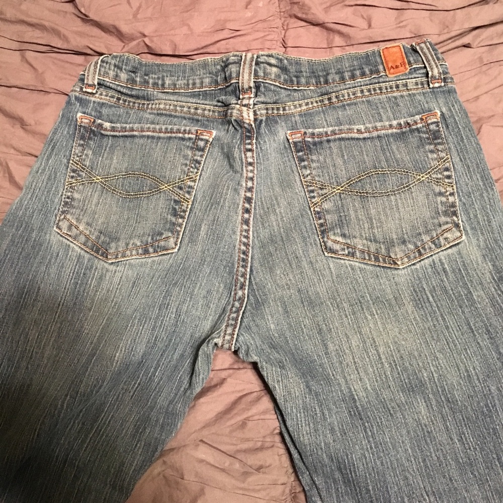 Abercrombie & Fitch boot cut jeans. Size 8R. EUC - Picture 2 of 6