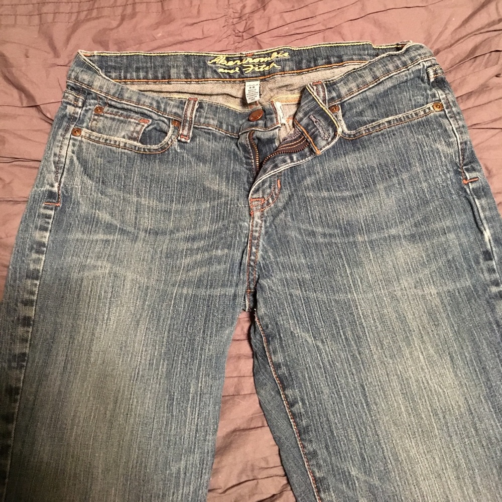 Abercrombie & Fitch boot cut jeans. Size 8R. EUC - Picture 3 of 6