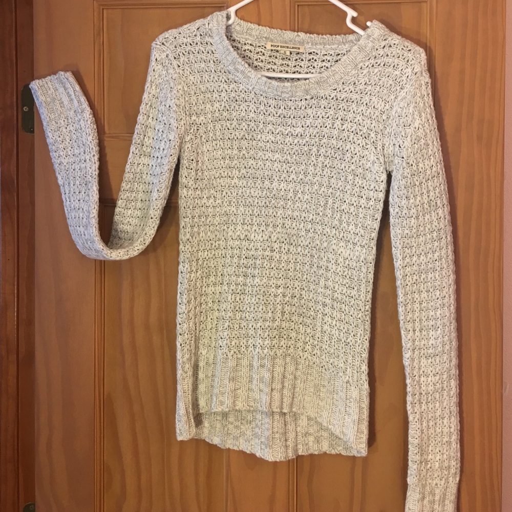 Gray Sweater.  Adorable!  Warm!!!  Cozy!!