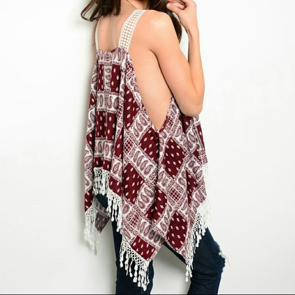 Beautiful & Unique Asymmetrical Top - Picture 3 of 8