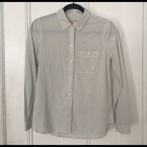 Broadway & Broome shrunken striped boy shirt