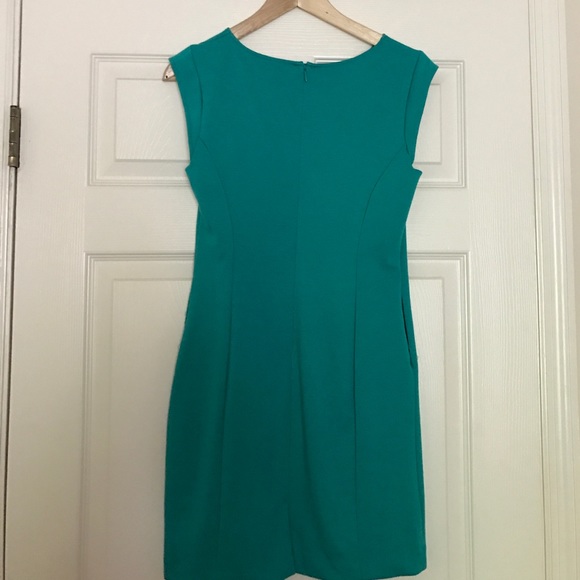 Teal fitted dress - Picture 2 of 2