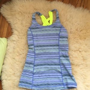 LULU Lemon striped yoga tank