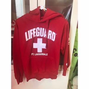Red Ft. Lauderdale Lifeguard Sweatshirt❣️