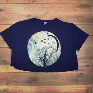 Moon crop top