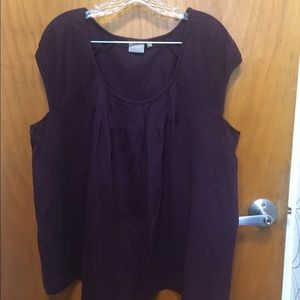 Eshakti short sleeve purple top