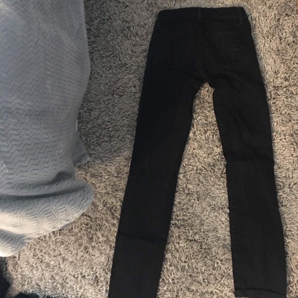 Tory Burch Black Skinny Jeans