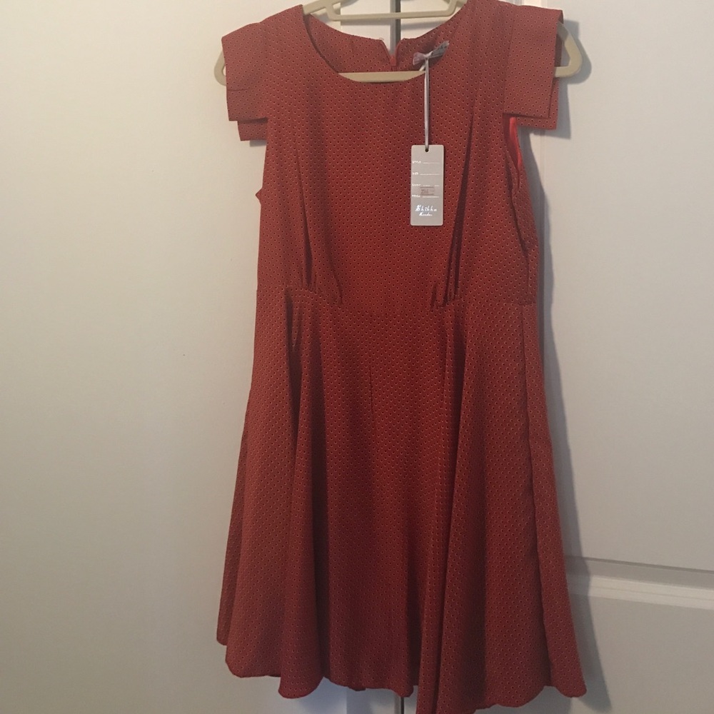 S red&black dress from Camden Market in London
