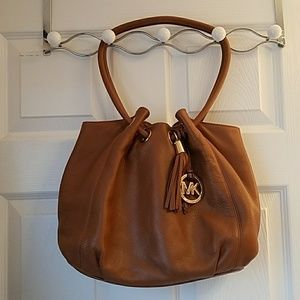 Michael Kors Medium Leather Ring Tote Bag Purse