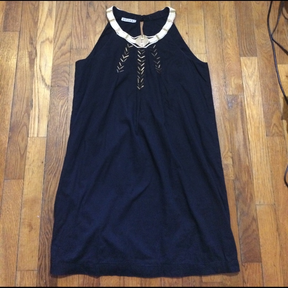 Kookai Black Sleeveless Dress Size 36 Eur Size 6