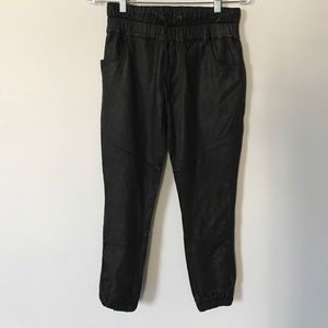 Faithful The Brand Genuine leather jogger trouser