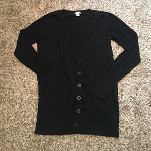 Black cardigan