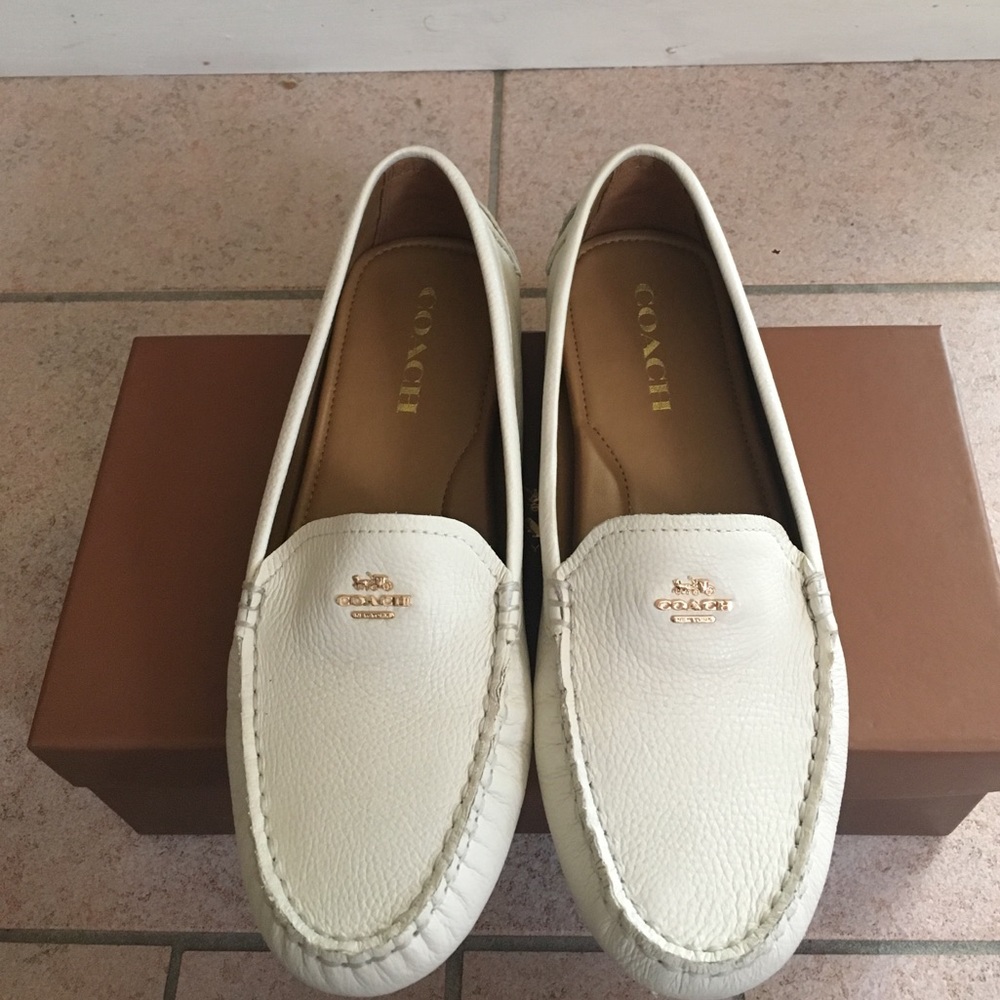 Coach "Amber" leather loafers