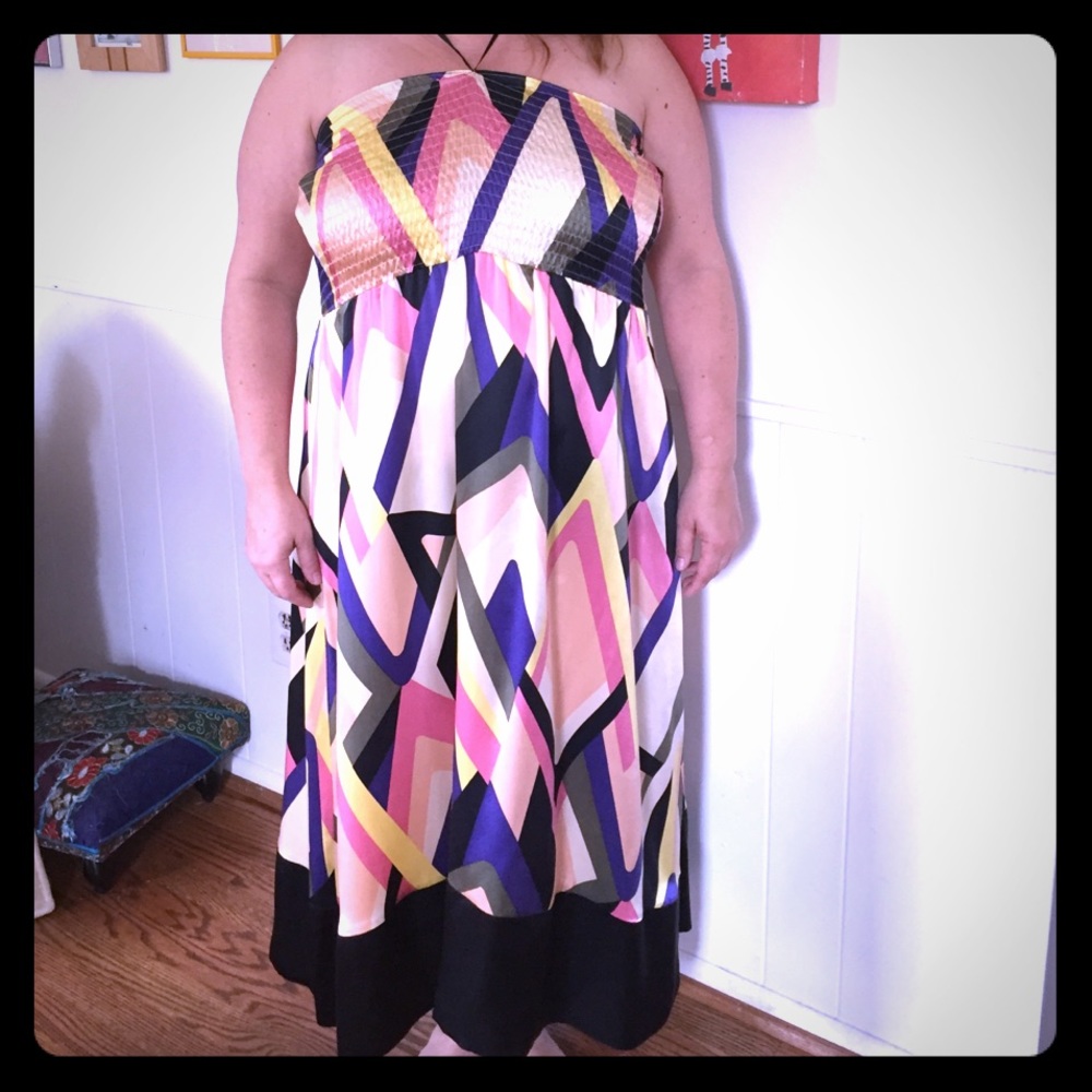 Silk dress by Korean designer Jully Kane