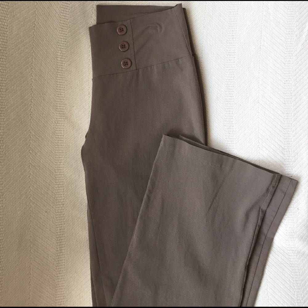High-waist dress pant