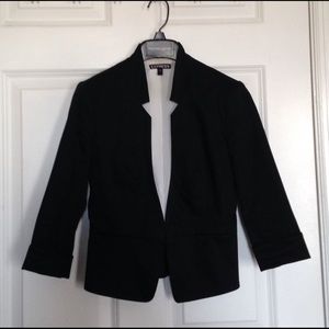 Express satin black blazer size 0