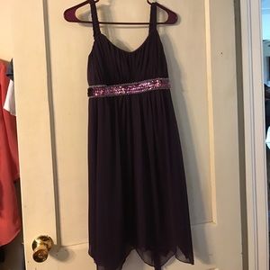 Purple dress