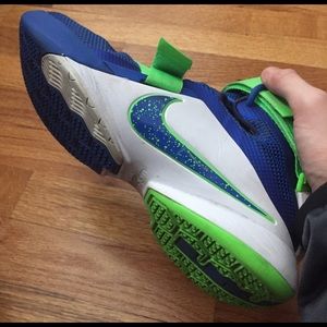 LeBron Soldier 9 Blue and Green