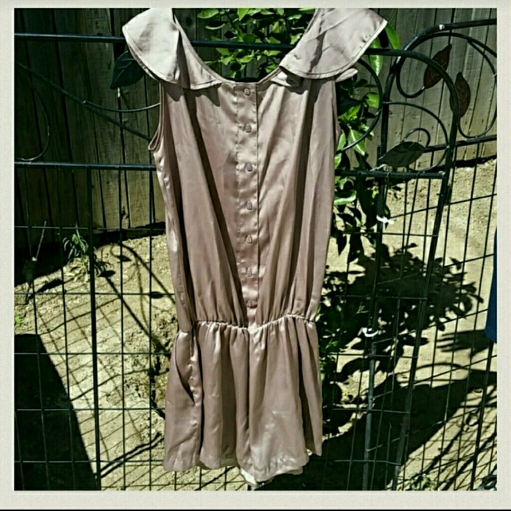 BCBGeneration champagne romper. - Picture 4 of 4