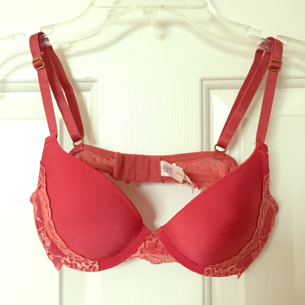 Gilligan & O'Malley Mauve Lace Push-Up Bra